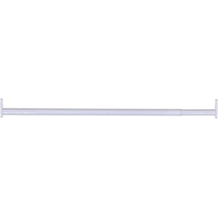 JENSENDISTRIBUTIONSERVICES 48 to 72 in. Adjustable Closet Rod; White MI1318460